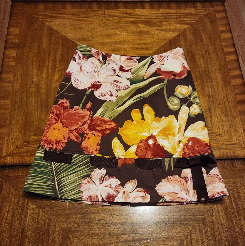 Miko Floral Ribbon Skirt